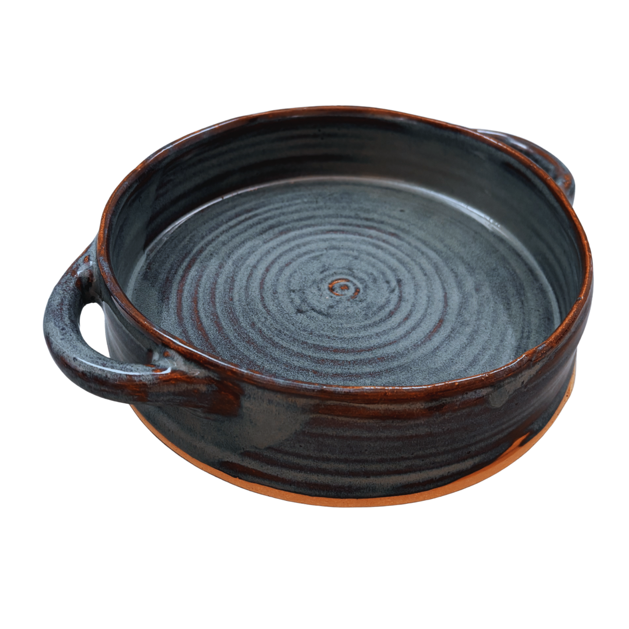 Variegated Blue Casserole Dish