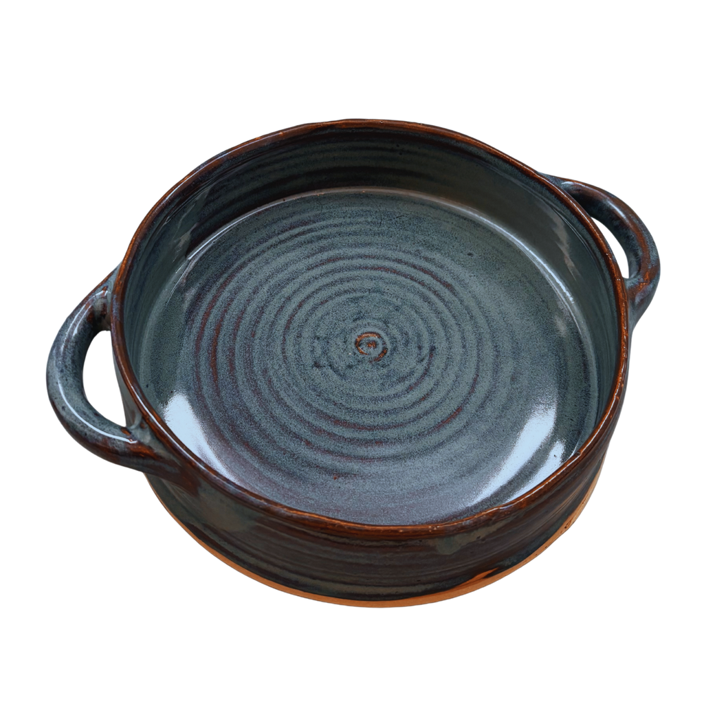 Variegated Blue Casserole Dish