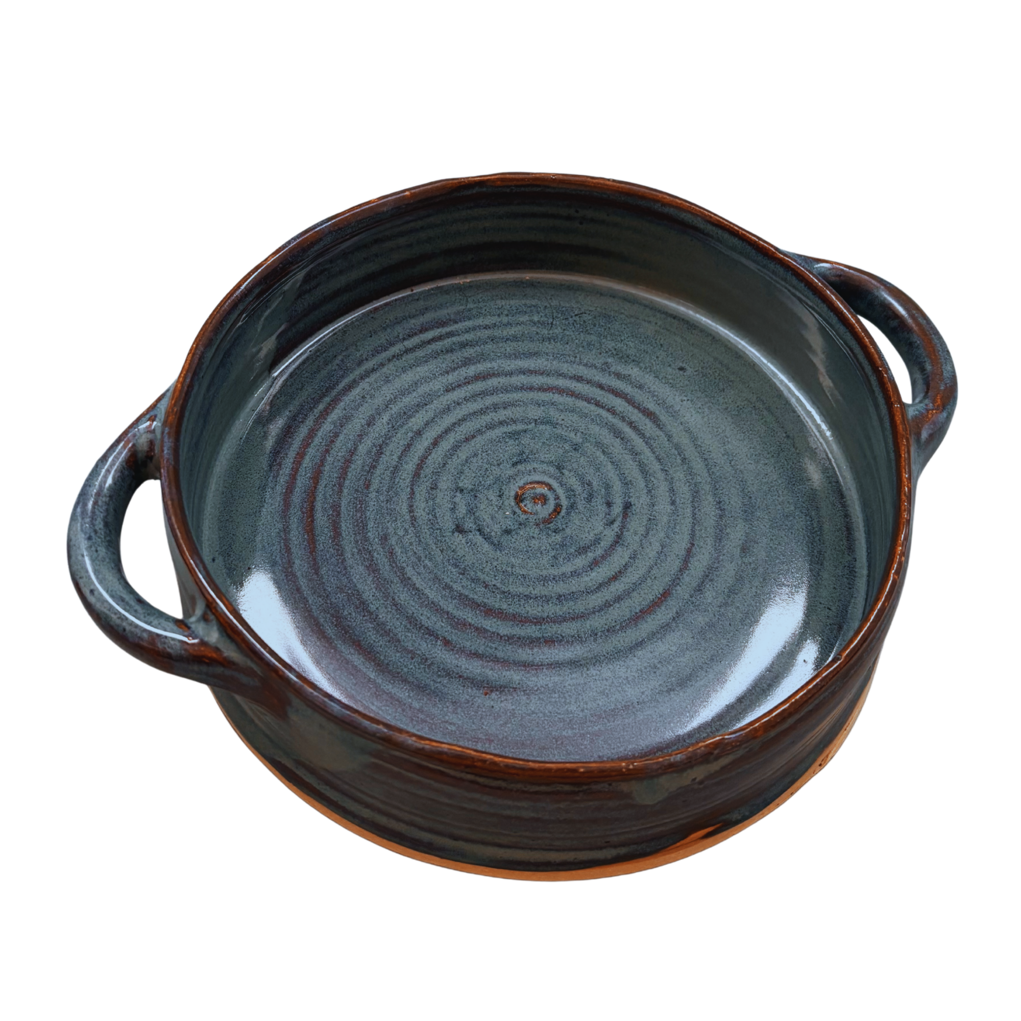Variegated Blue Casserole Dish