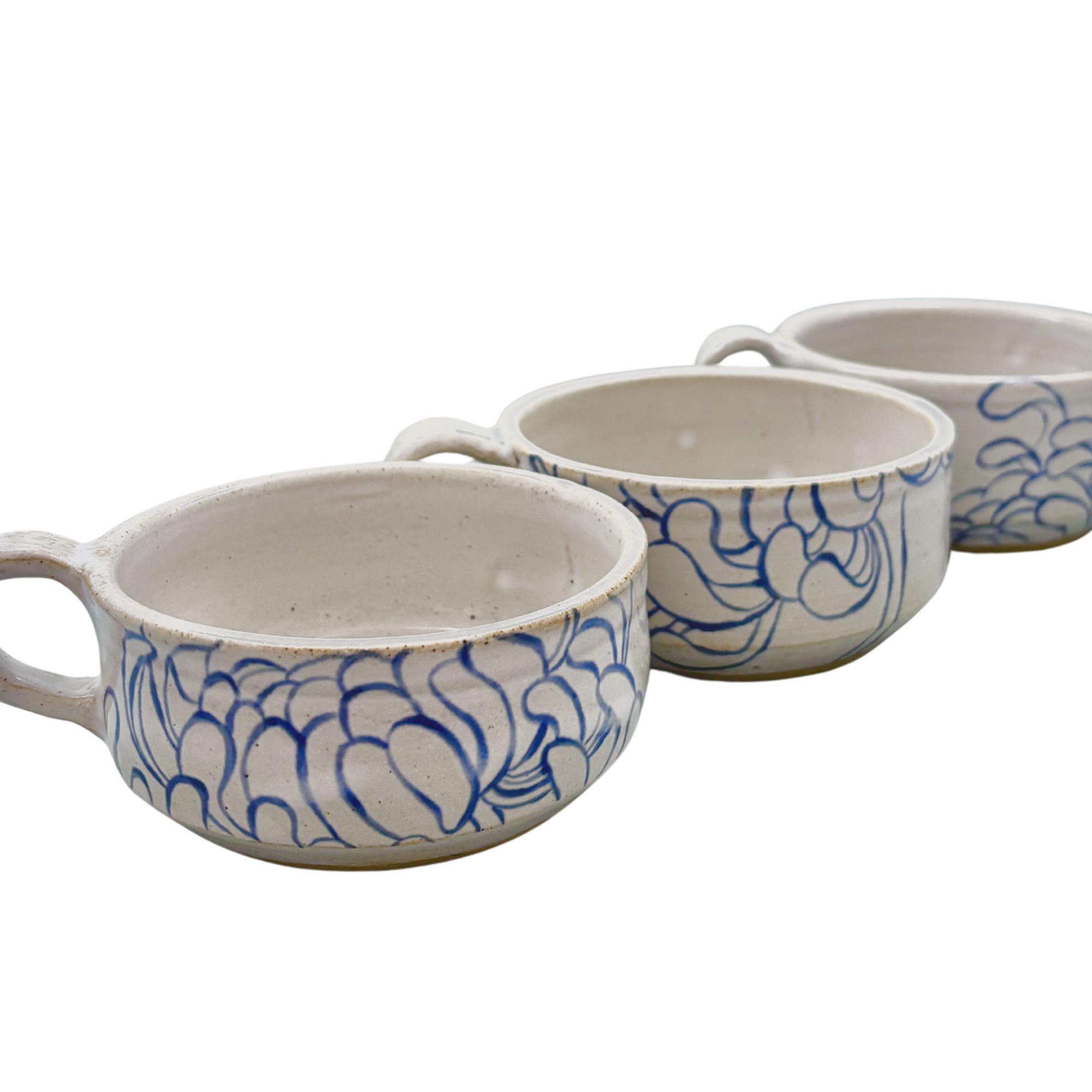 Chrysanthemug - Stacking Set in Blue