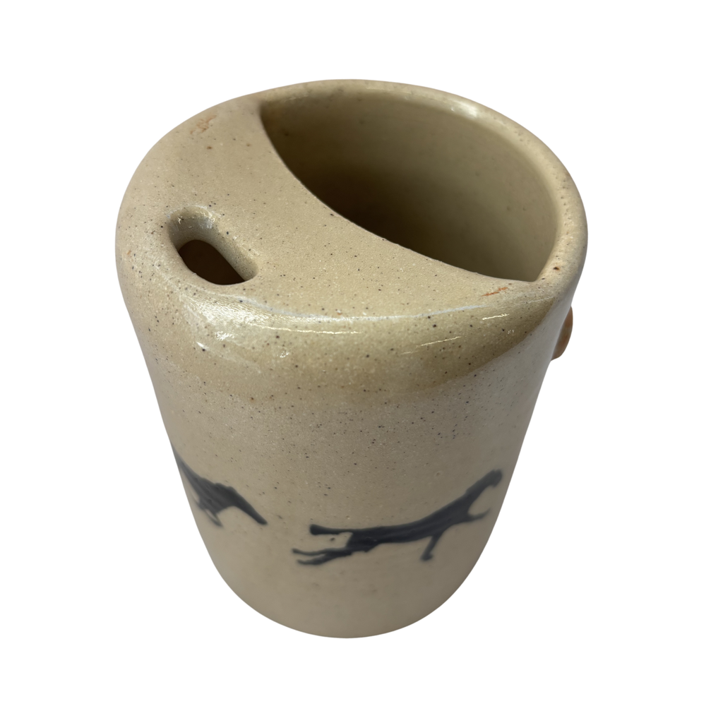 Horse Travel Mug in Glossy Sandstone