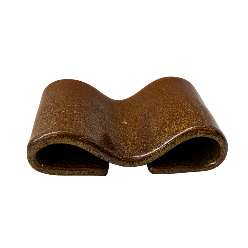 Incense Holder in Speckled Brown