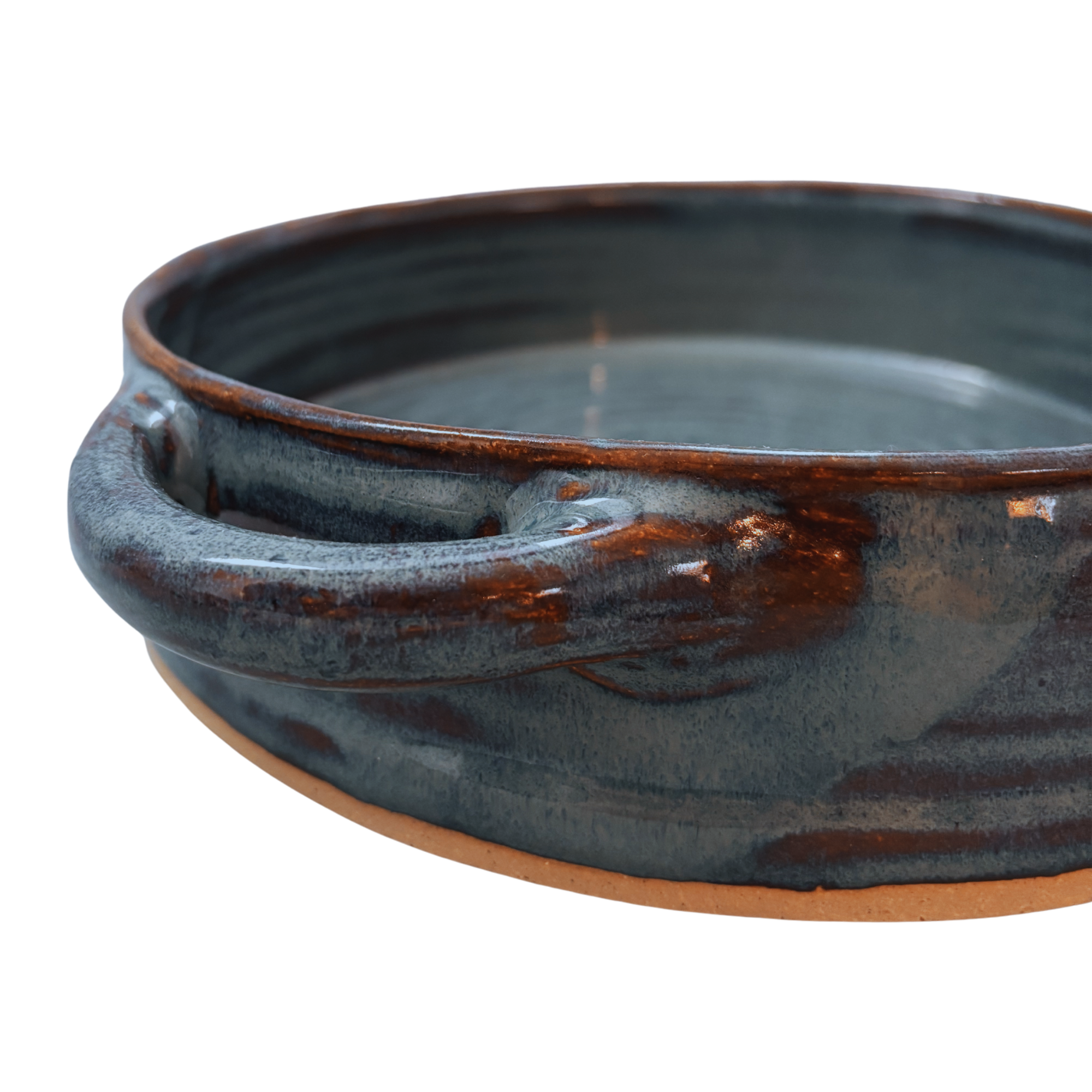 Variegated Blue Casserole Dish