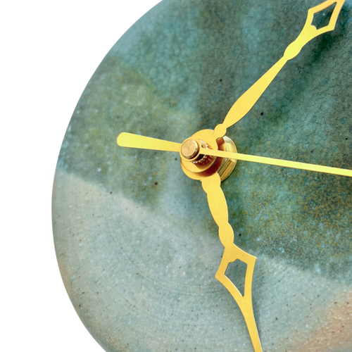 Bubble Clock in Beach Teal