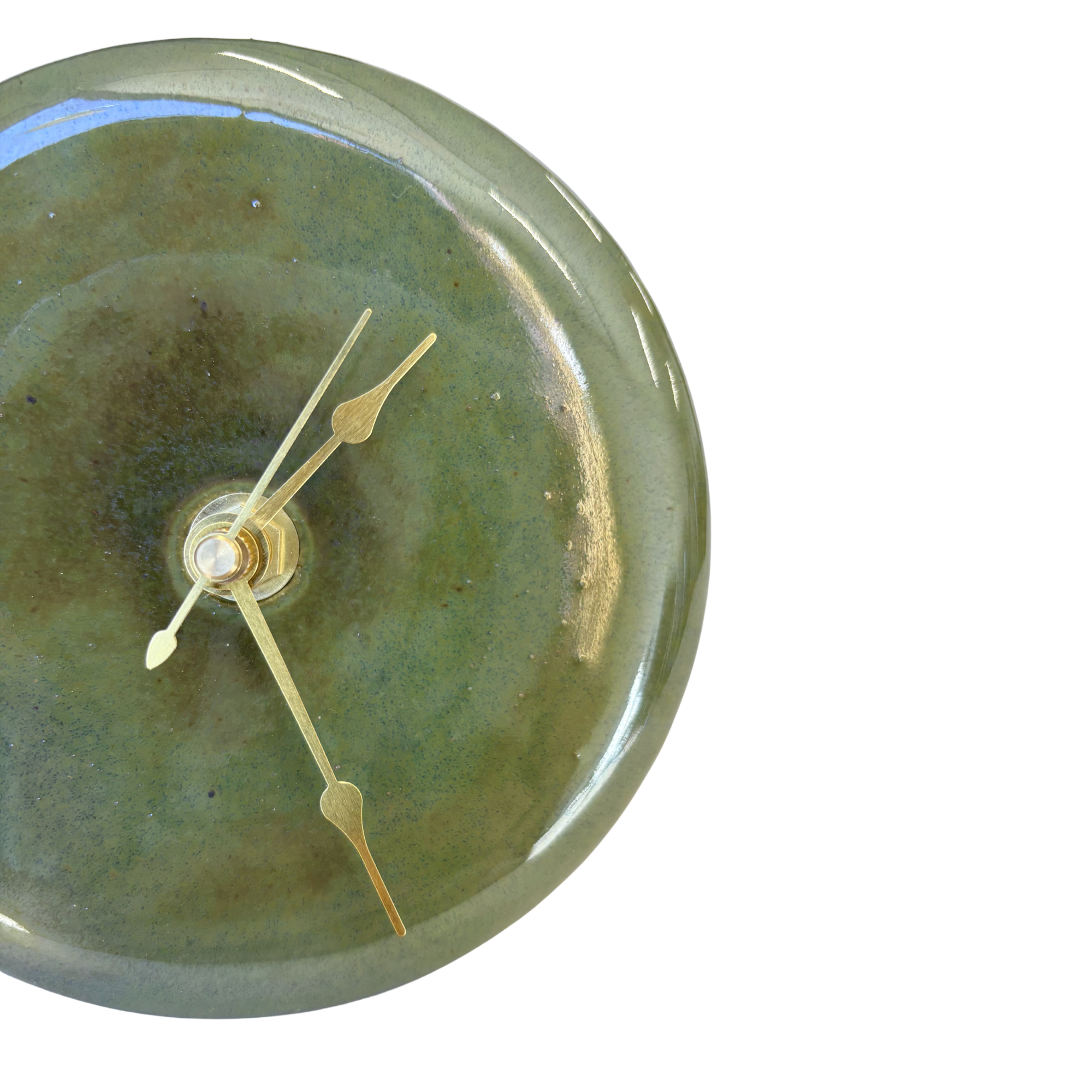 Bubble Clock in Ocean Green